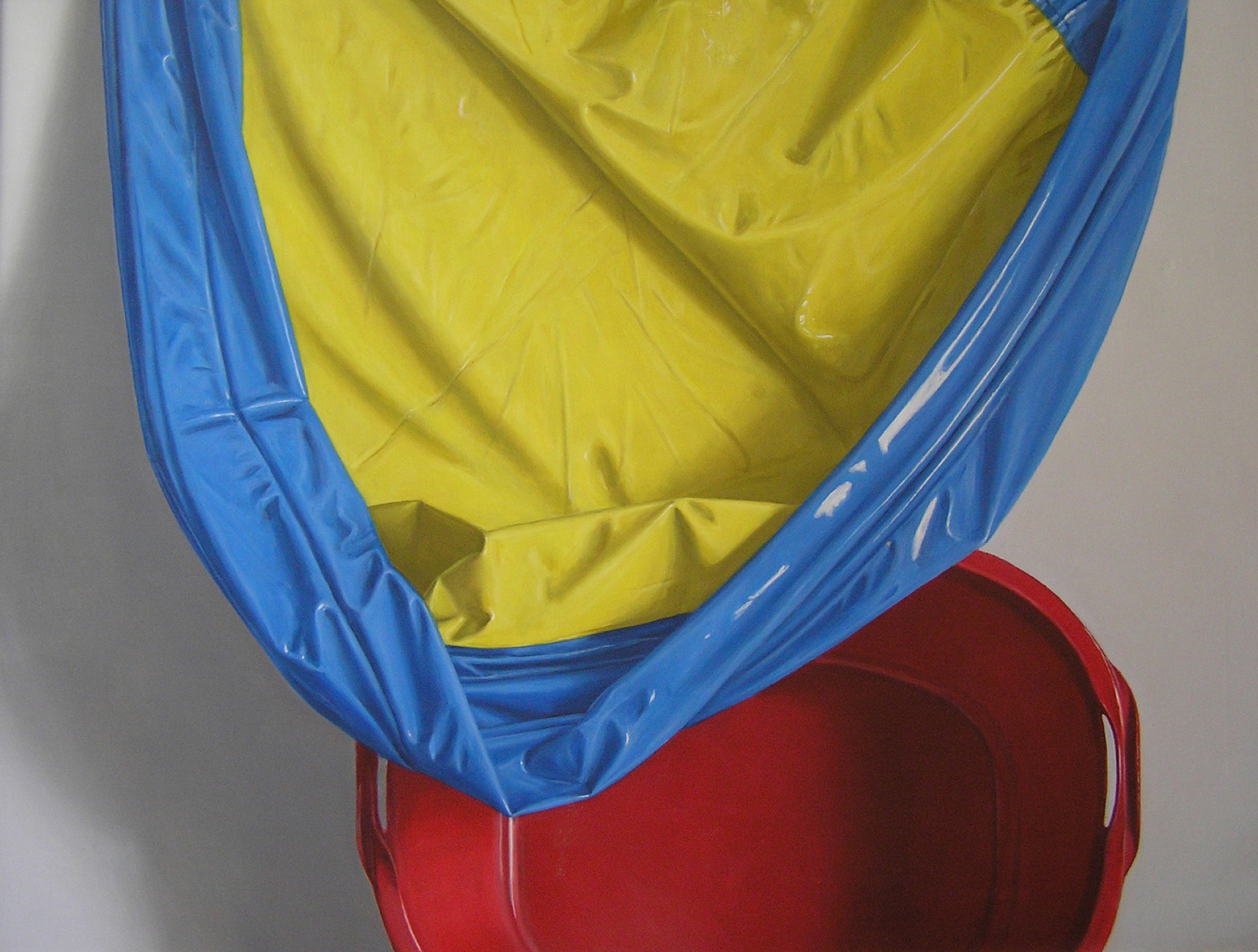 Klaas Wiedijk, Stilleven met plastic (Still Life with Plastic) — Still life