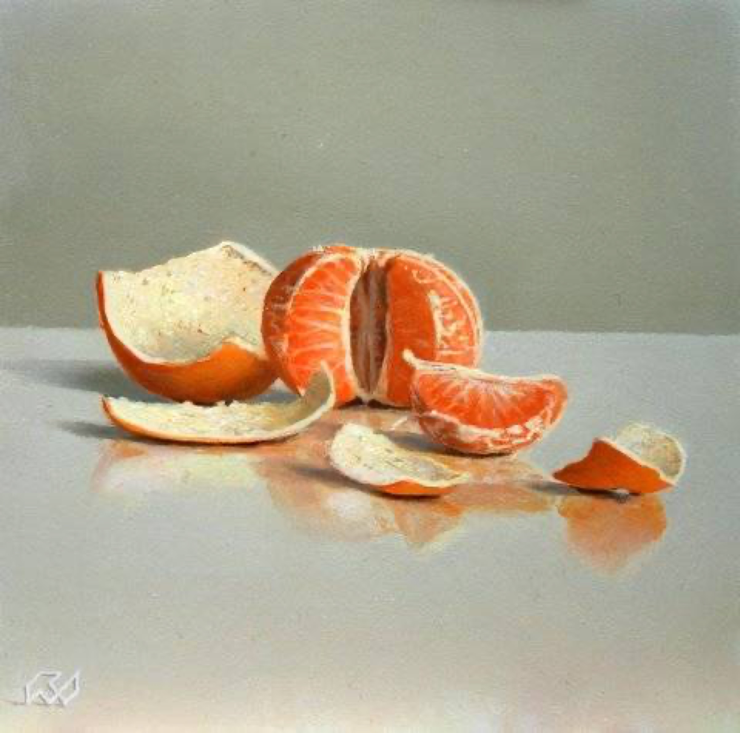 Klaas Wiedijk, Mandarijn (Mandarin) — Miniatures, Oil on panel