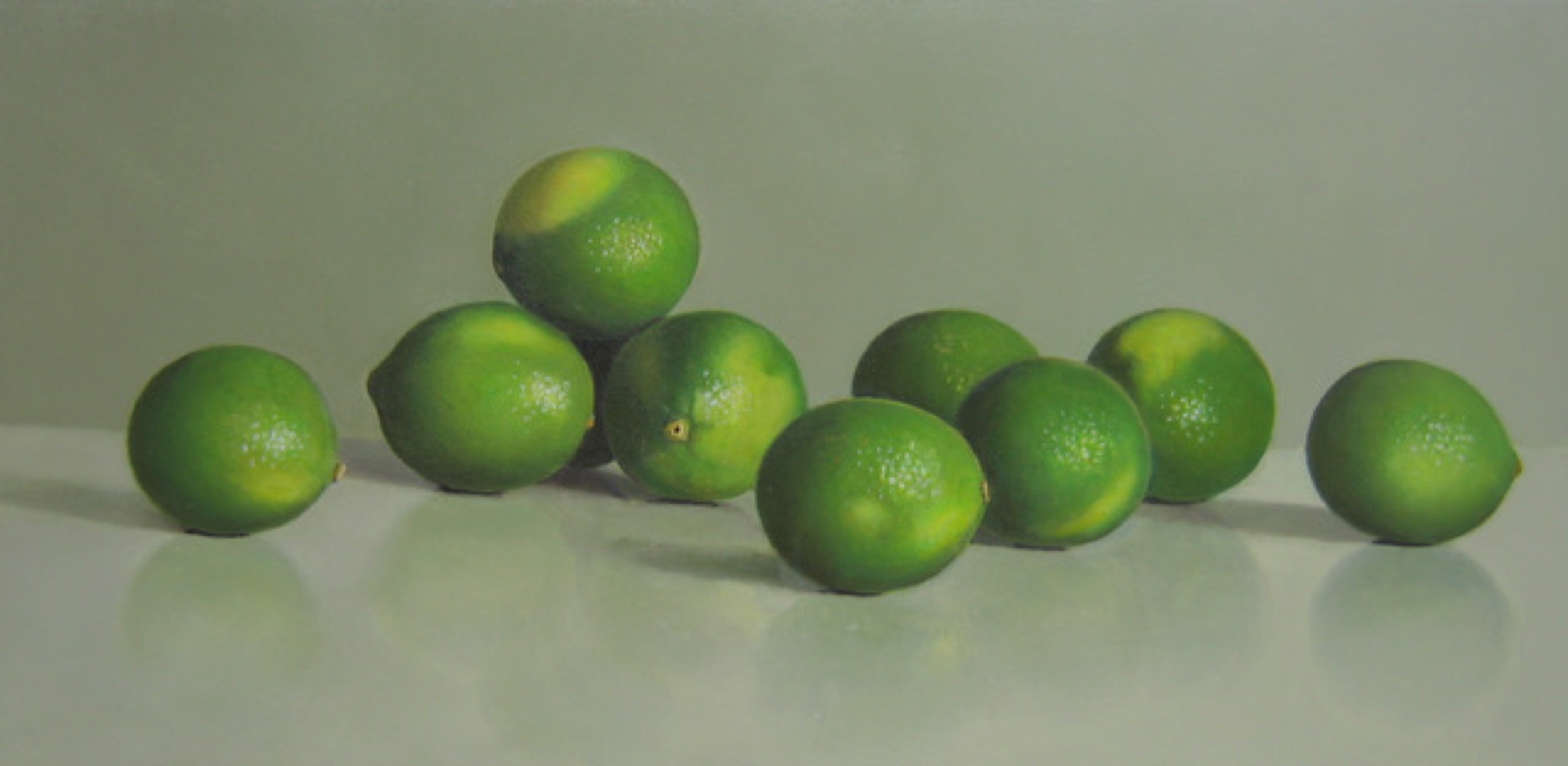 Klaas Wiedijk, Limoenen (Limes) — Still life, Oil on panel