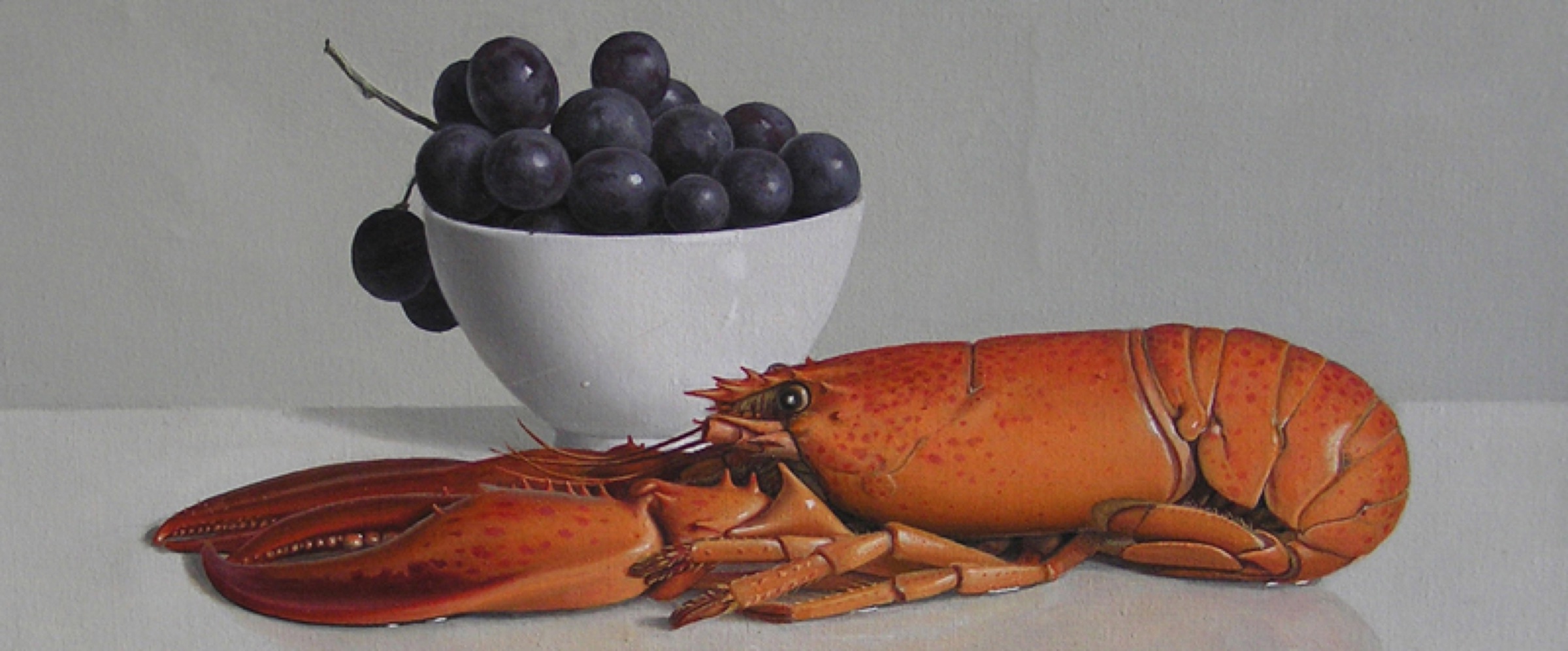 Klaas Wiedijk, Kreeft (Lobster) — Still life, Oil on panel