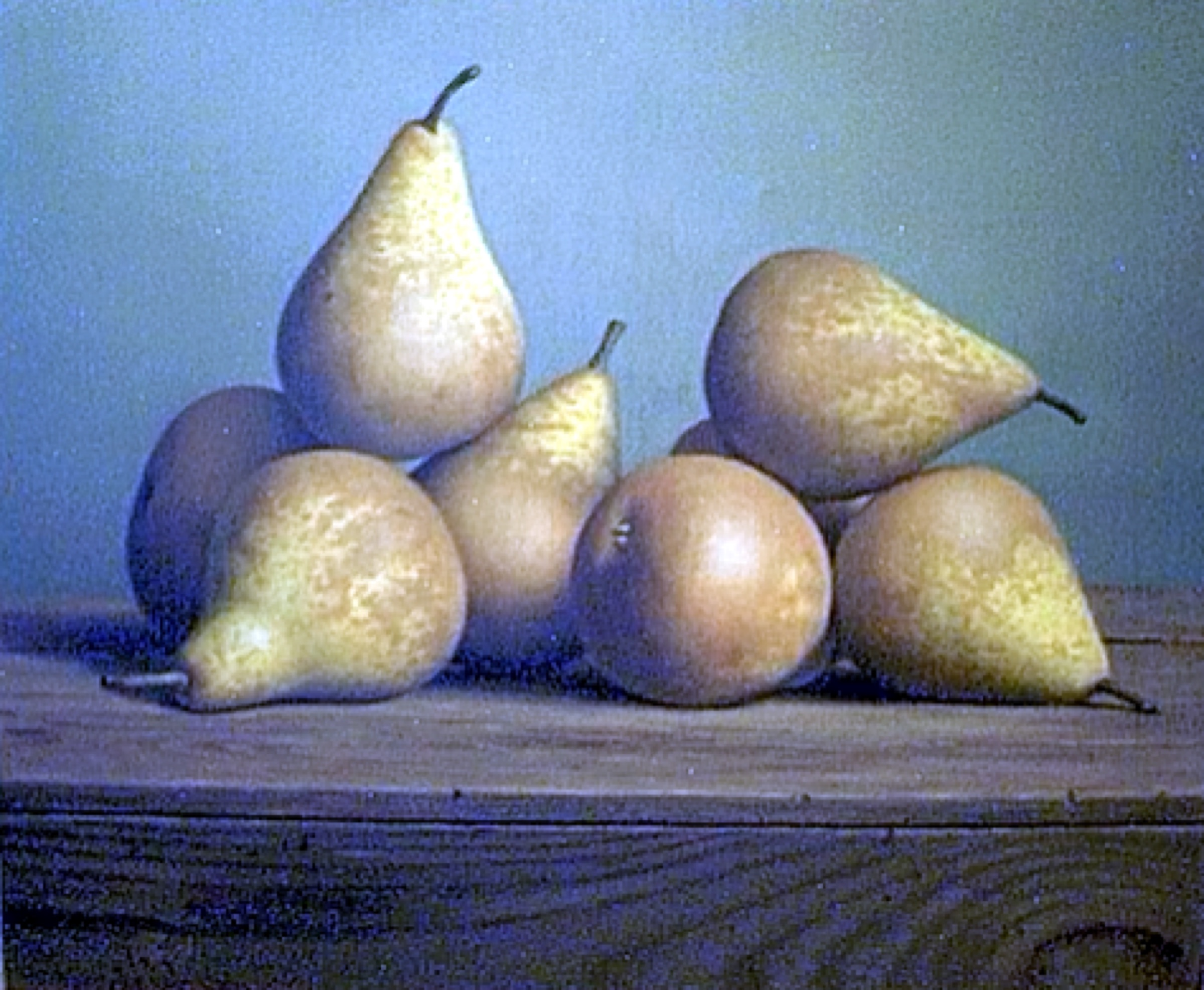 Klaas Wiedijk, Peren (Pears) — Still life, Oil on panel