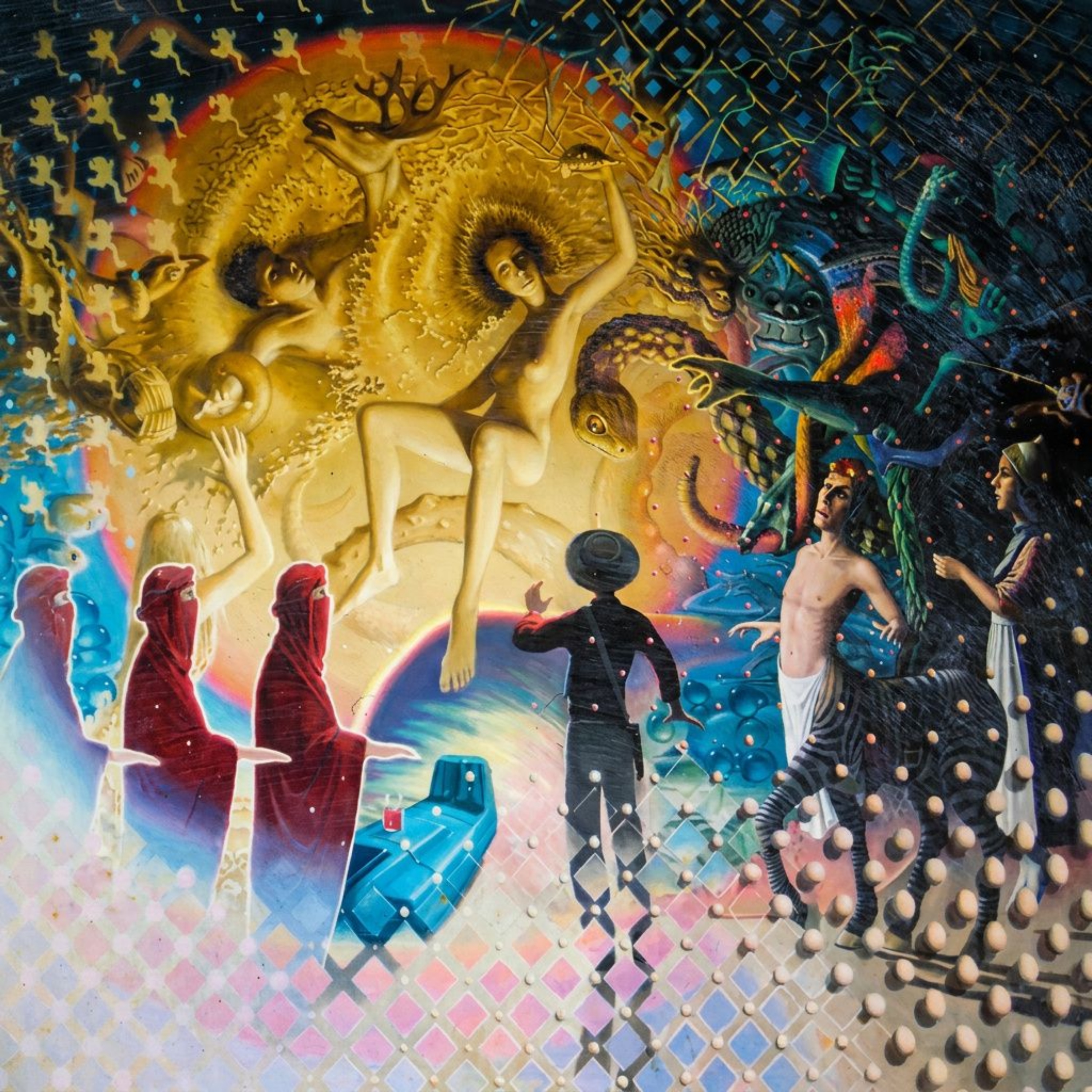 Klaas Wiedijk, Space Odyssy — Surrealism, Oil on linen